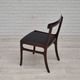 1960s, Danish design by Ole Wanscher, set of 4 Danish dinning chairs, mahogany wood, reupholstered.