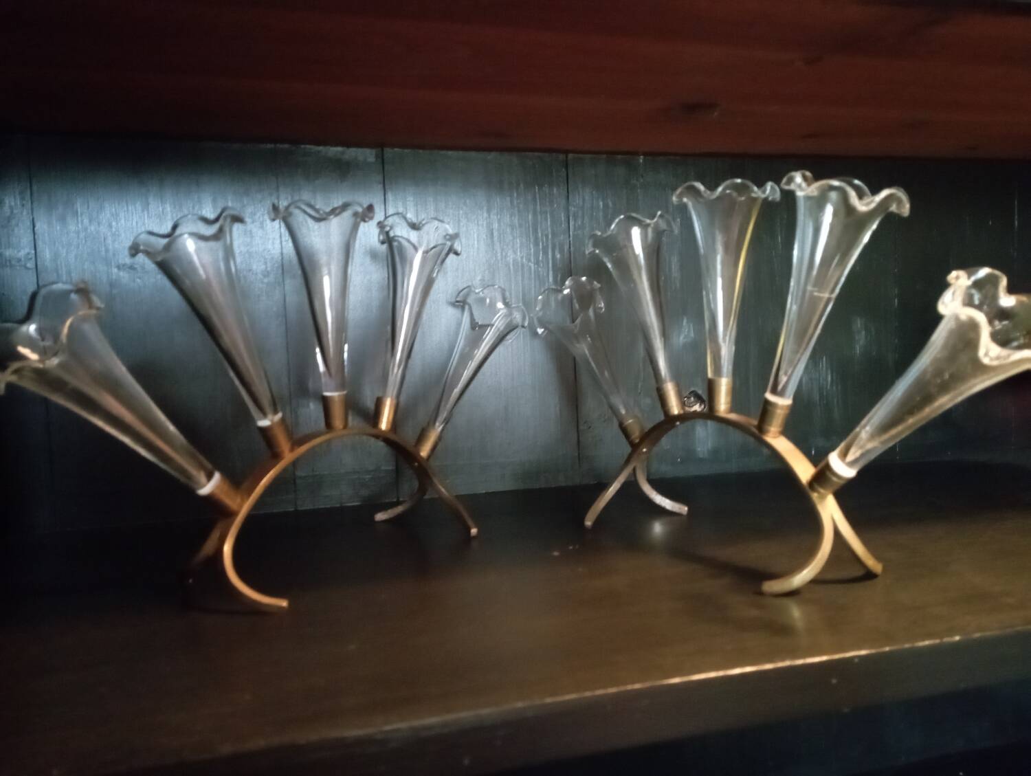 Antique tulip centerpiece in the style of Baccarat