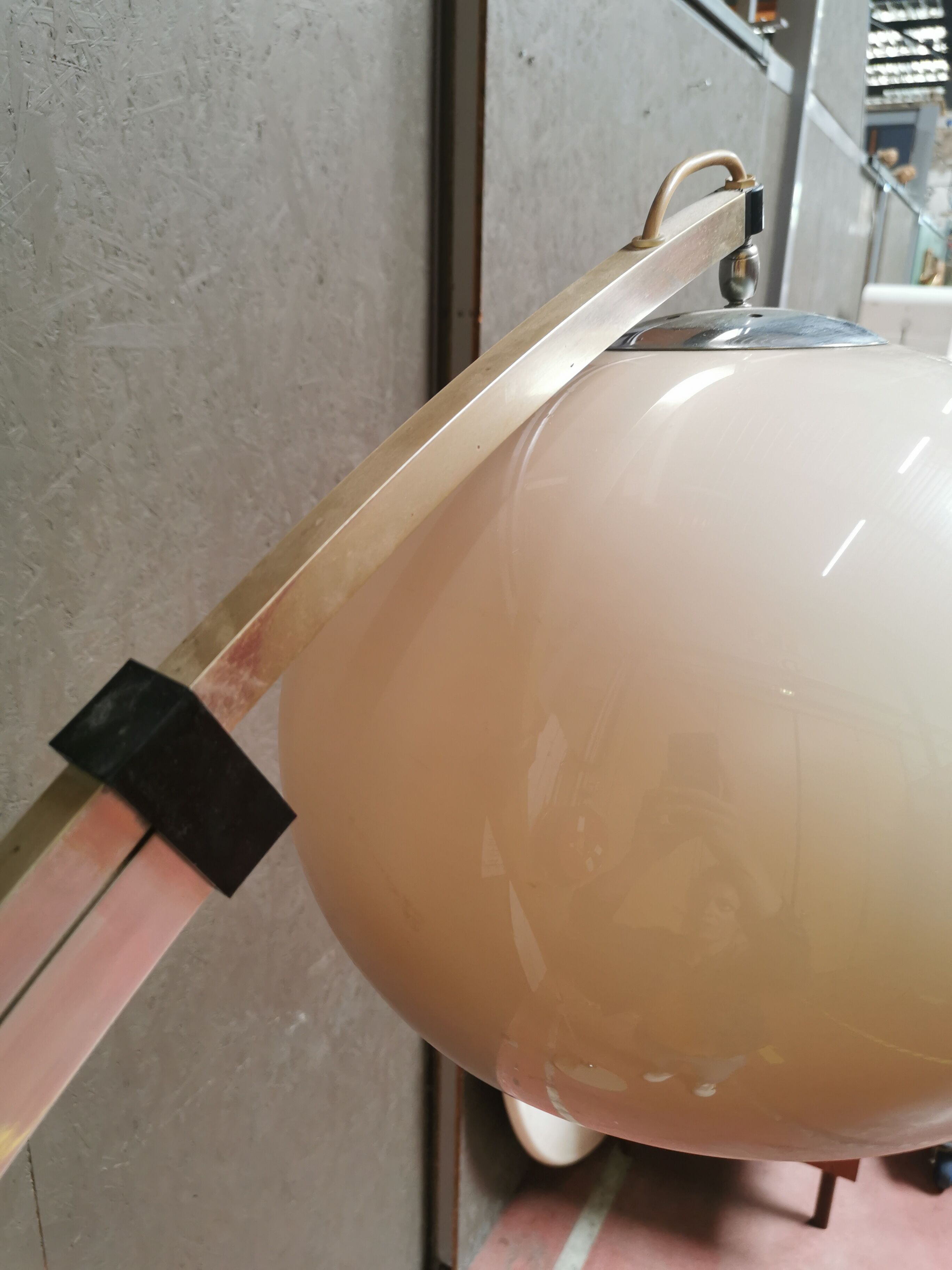 Arc floor lamp by Harvey Guzzini 70s