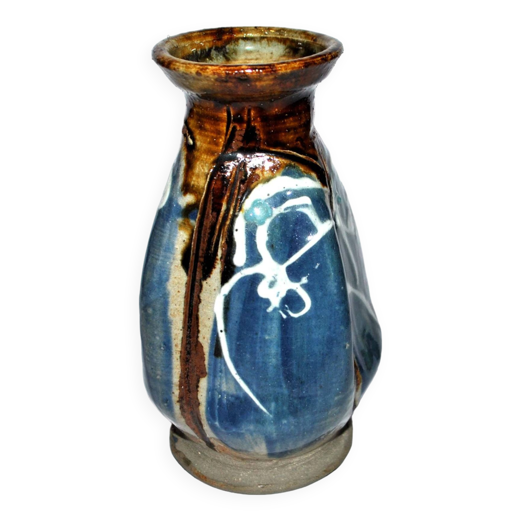 Old ceramic vase signed