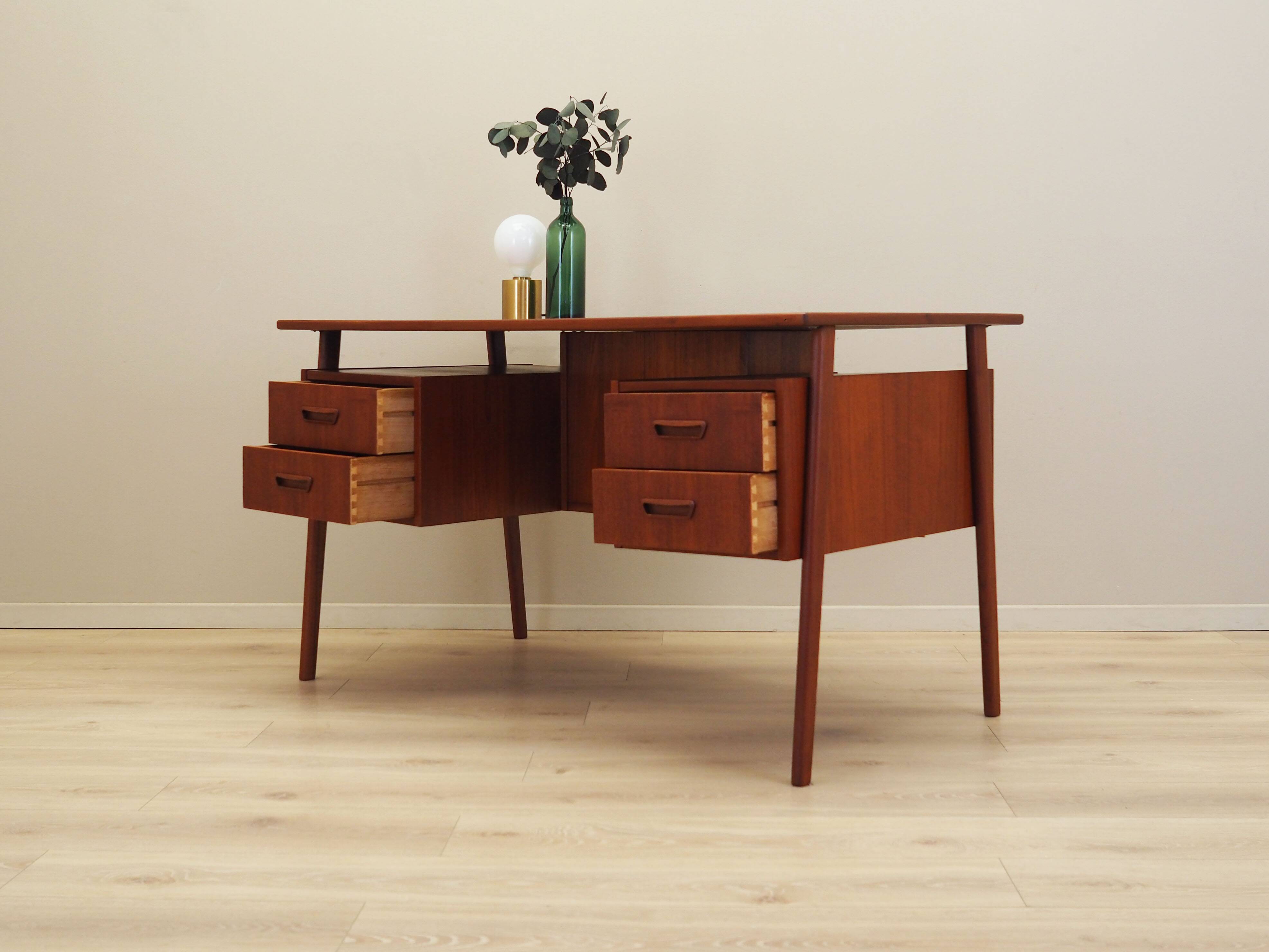 Teak desk, Danish design, 1960s, production: Denmark