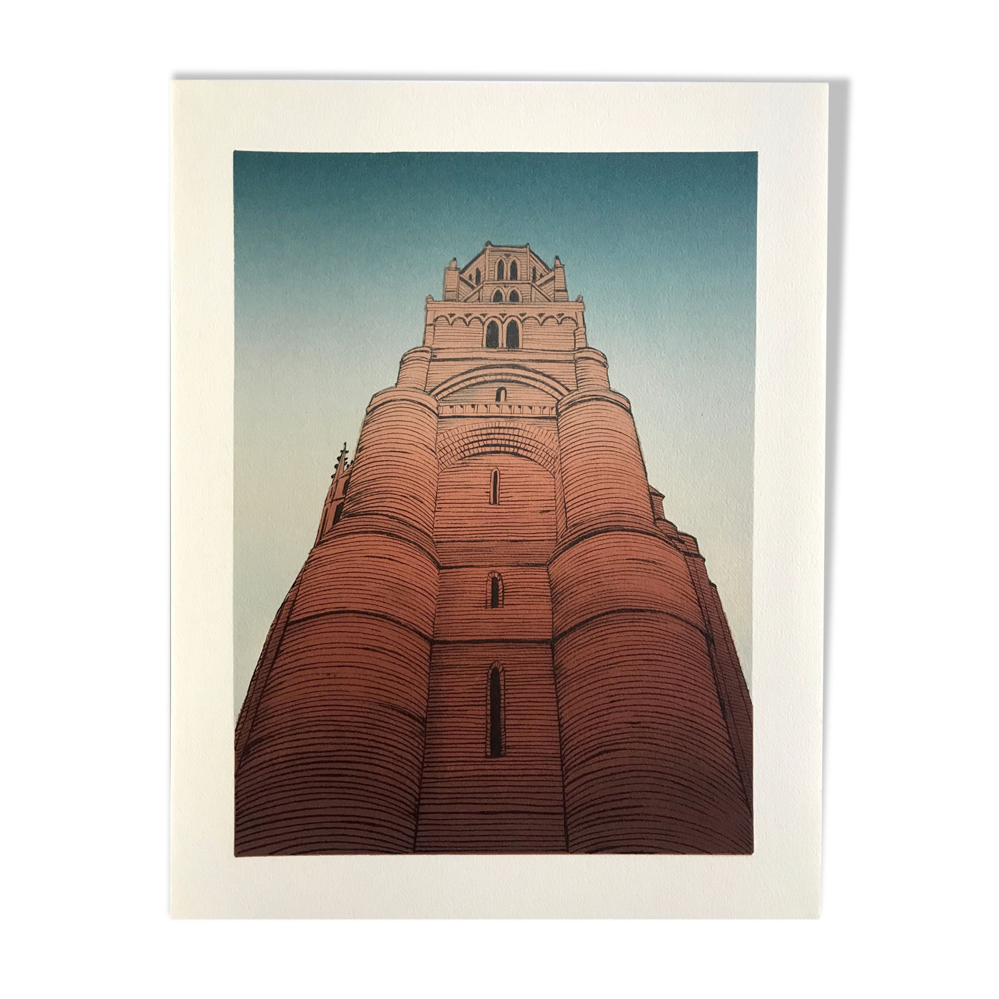 Original lithograph by Alain Le Foll, Albi, 1978