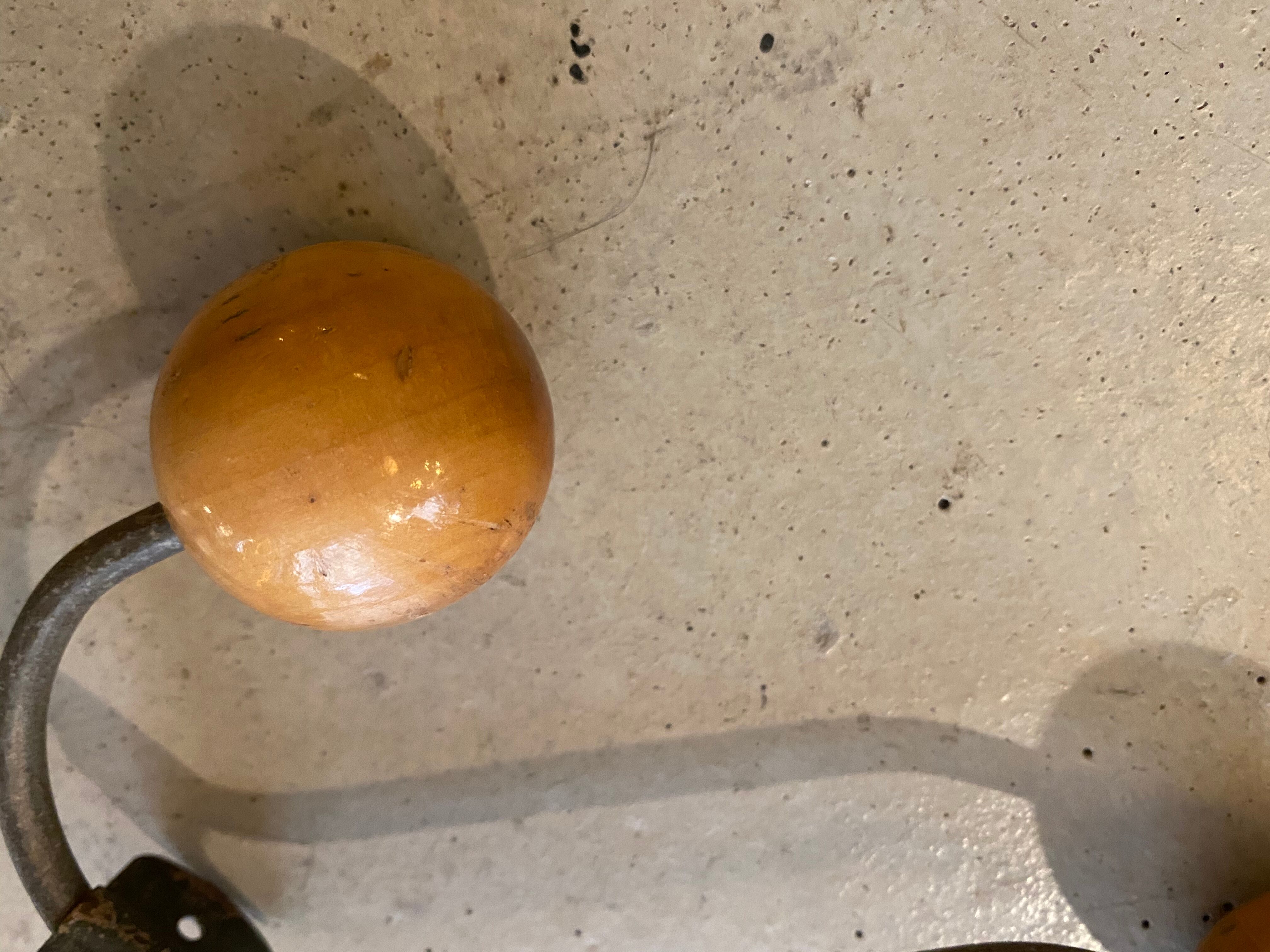 Iron and wood hook 60s