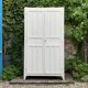 Antique Parisian panelled wardrobe from 1940.