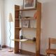 Birch plywood bookshelf, desk top.