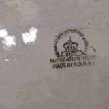 Old oval dish Manufacture Impériale et royale Belgium model Nimy