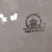 Ancien plat ovale Manufacture Impériale et royale Belgium modèle Nimy