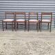 Set of four brutalist chairs 1950