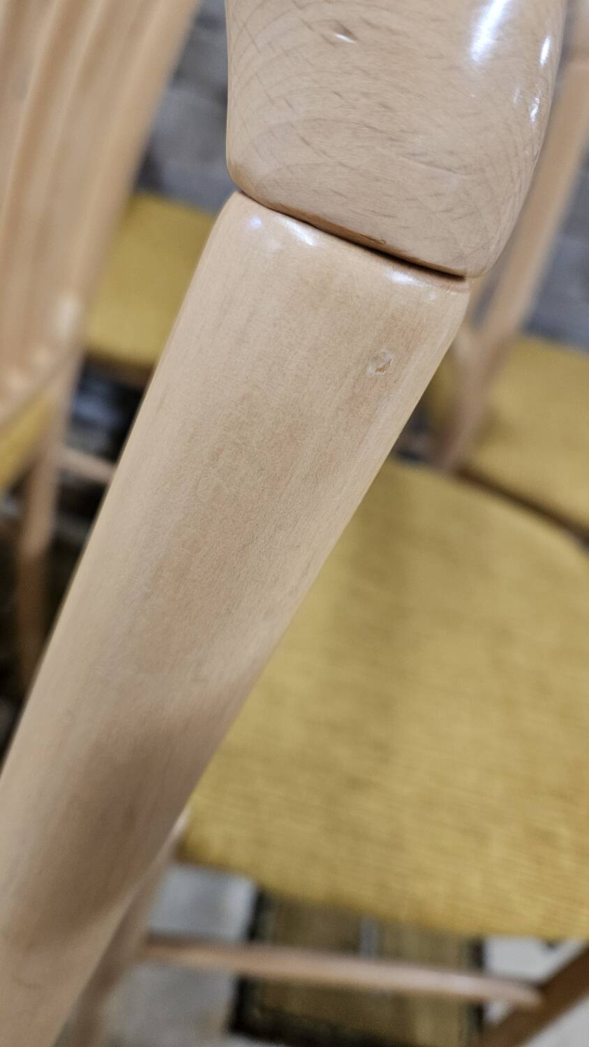 Set of 12 80s bistro chairs