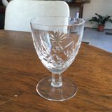 Lot of 5 former crystal wine glasses