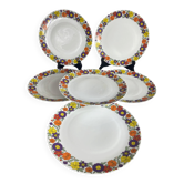 Six porcelain plates, Bavaria