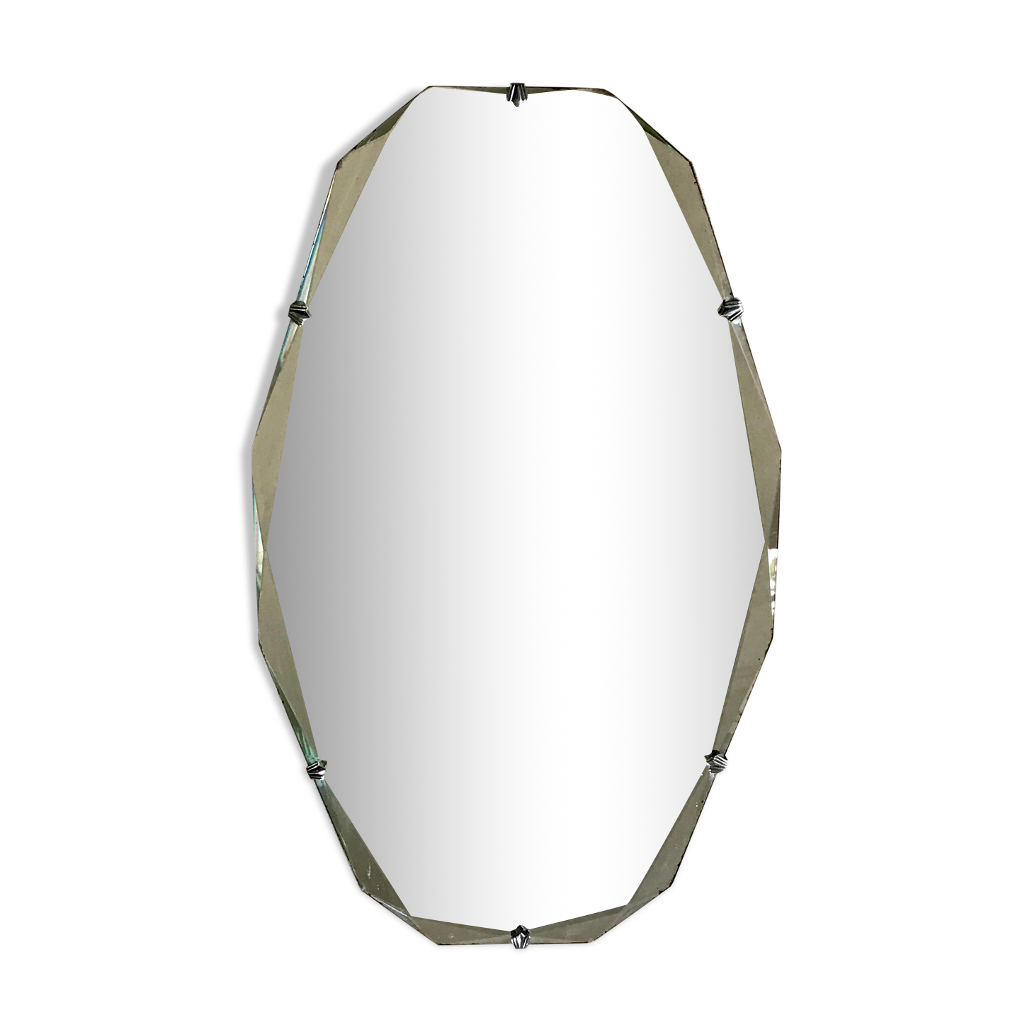 Art Deco Bevelled Mirror 68X41