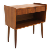 Table de chevet scandinave en teck, Suède, 1960