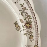 Large antique English earthenware dish from the 19th century