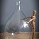 Demijohn 10L transparent round