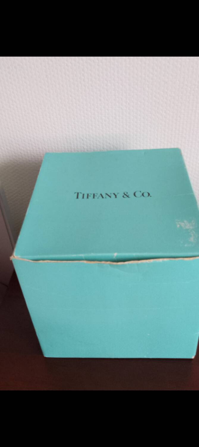 4 cut crystal beer mugs from Tiffany and Co.