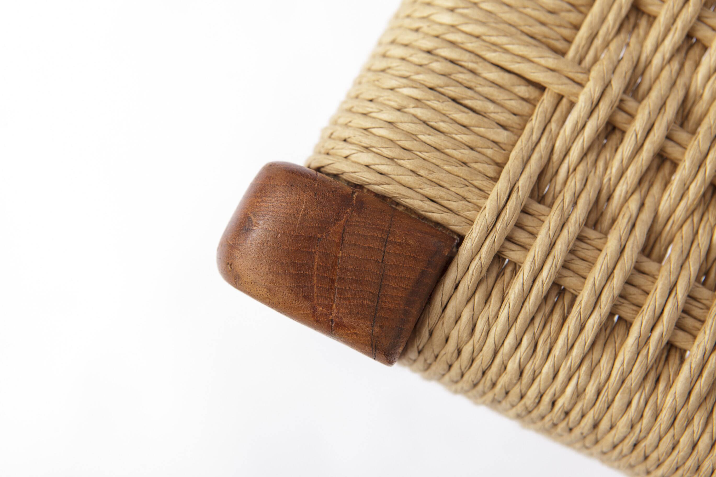 Niels Otto Møller Model 71 Chair (with repair) in Teak with New Danish Cord
