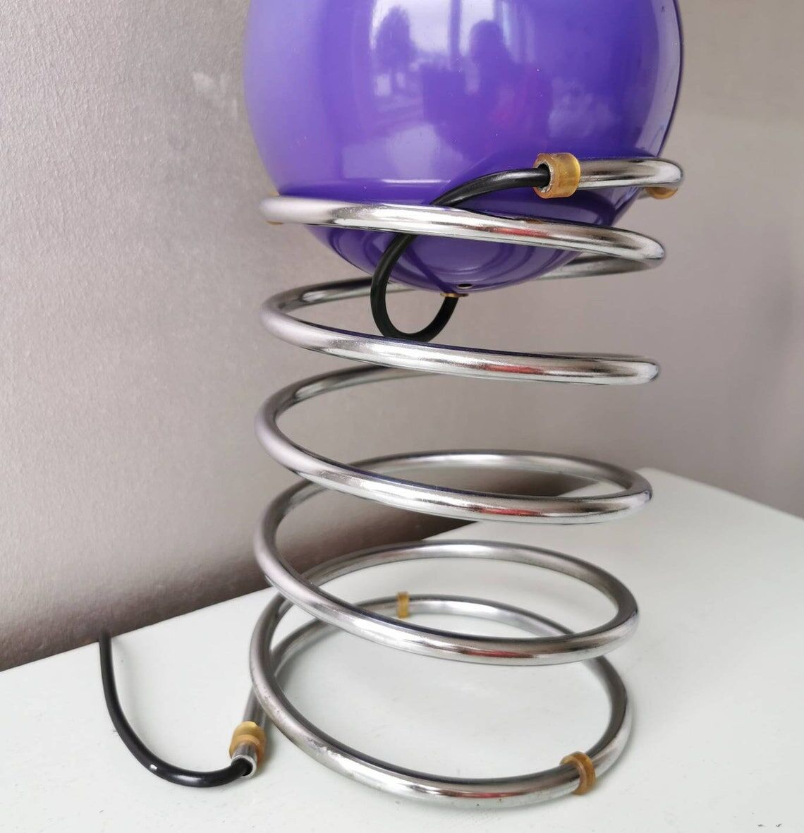 Vintage spiral lamp 70s