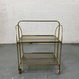 Vintage rolling golden folding service