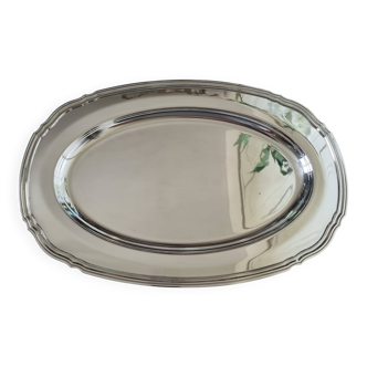 Christofle Galia presentation tray in double-coated silver-plated metal