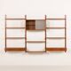 Mid century modern teak wall unit