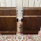 Paire de chevets art deco