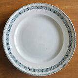 Antique serving dish in Saint-Amand earthenware (Nord)