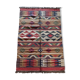 Kilim carpet in burlap and cotton. 120cm x 190cm