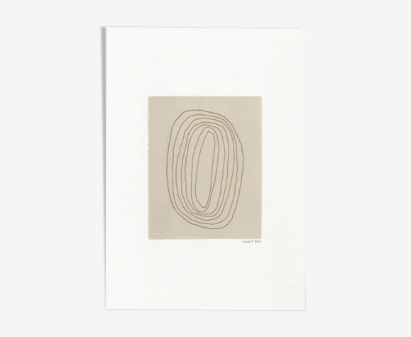 Peinture sur papier • M510 • signée eawy