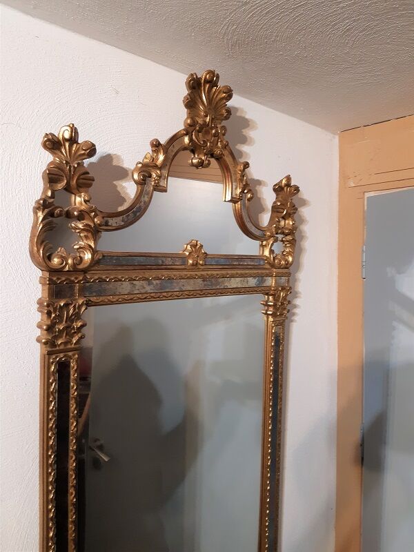 Mirror with parecloses