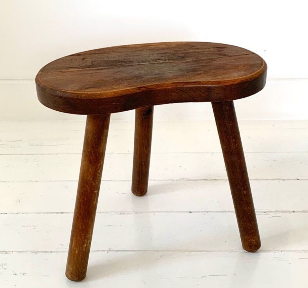 Vintage tripod stool
