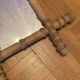 Bamboo barber mirror