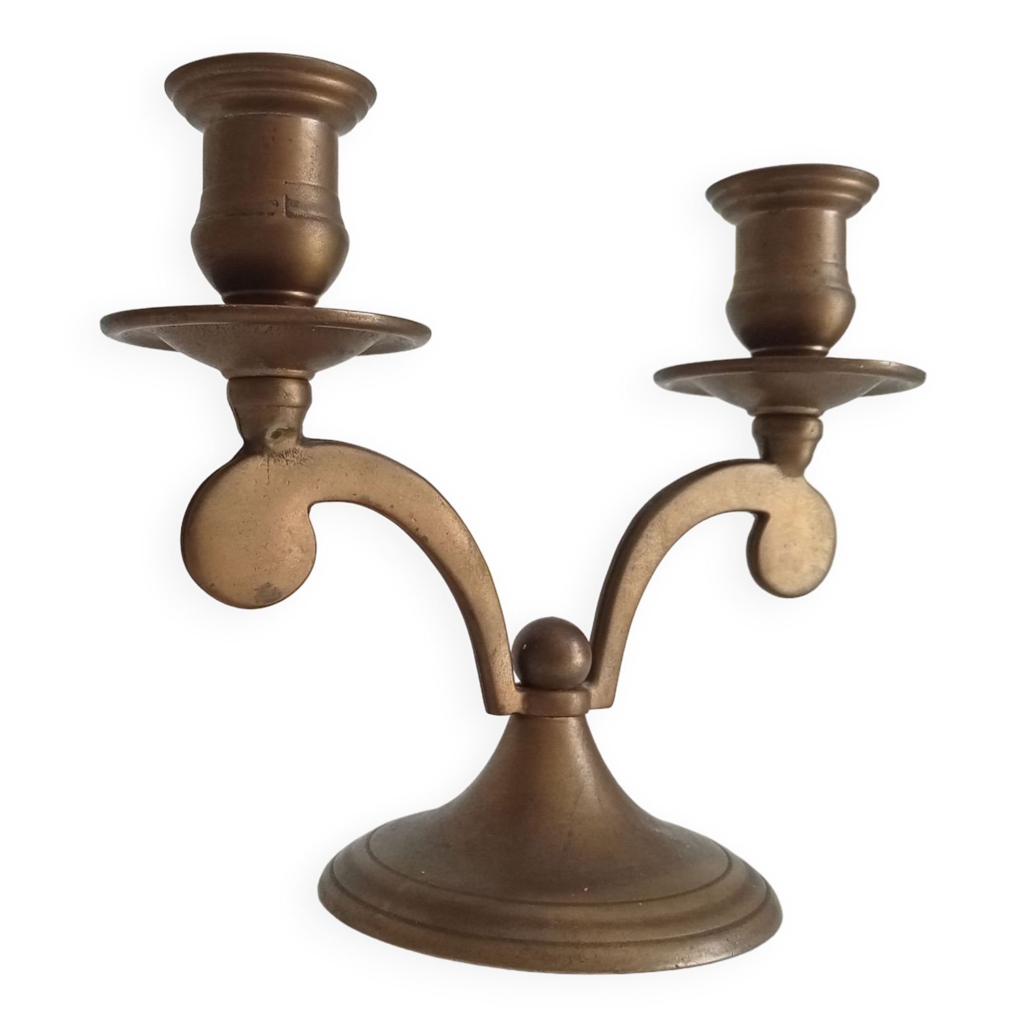 Vintage solid brass chandelier