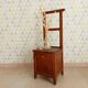 Antique oak shoeshine chair from the 40s/50s