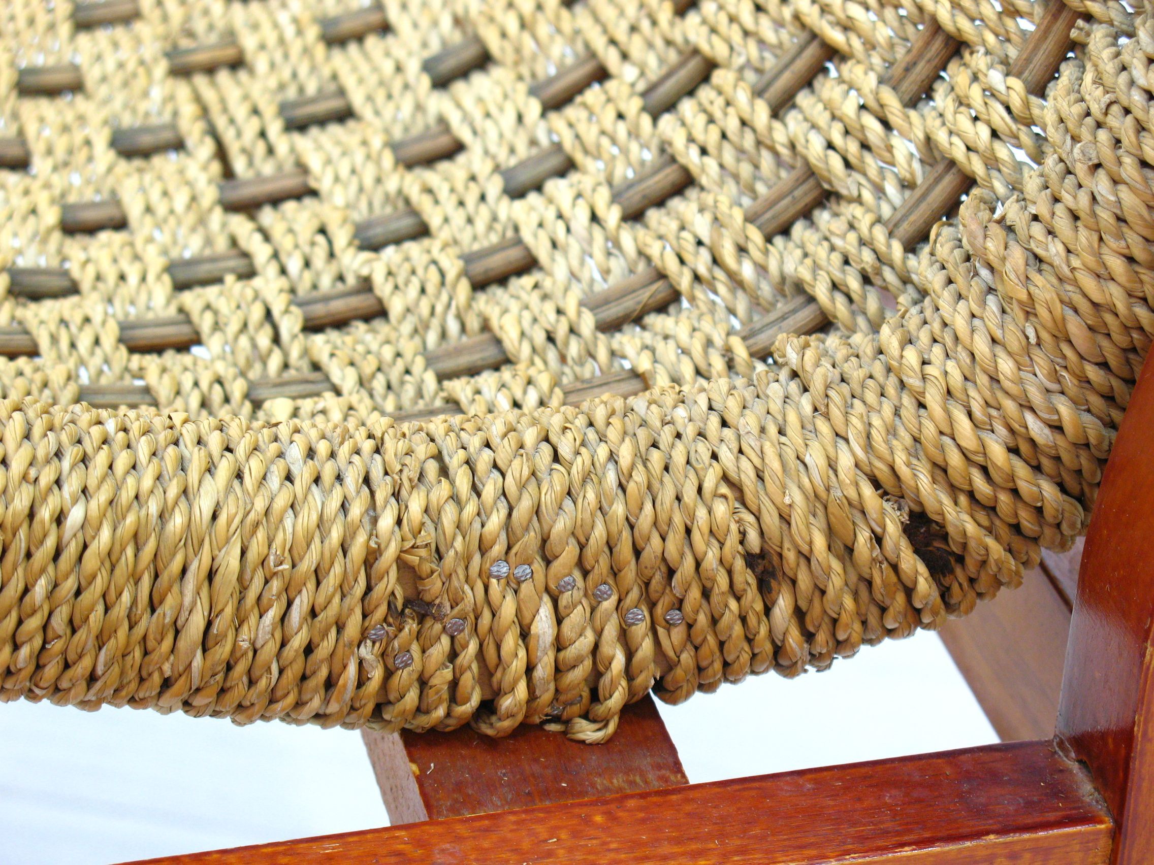 Chaises en corde vintage, 1970