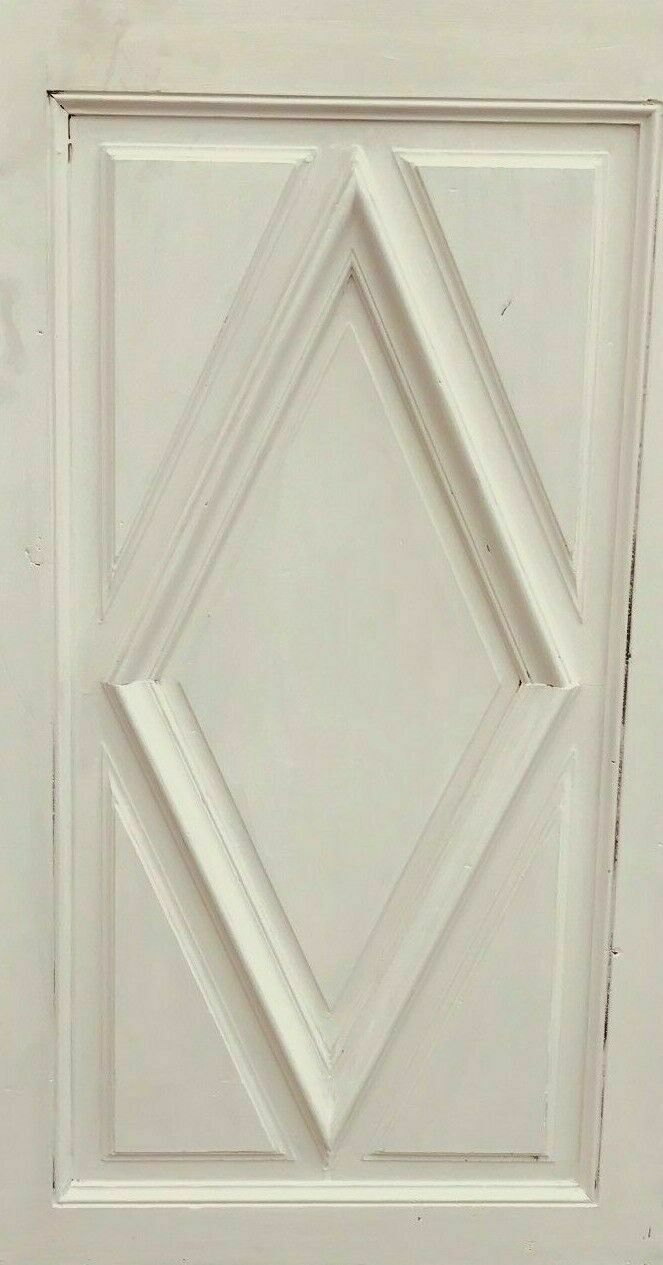 Double passage doors in patinated fir, 19th century