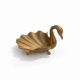 Vide-poche en laiton forme coquillage style milieu du siècle