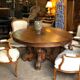Armchairs Louis XV style carved walnut and fabric