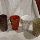 4 vintage Japanese ceramic cups