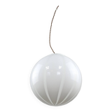 Vintage Italian Swirl Globe Pendant Lamp, 70s