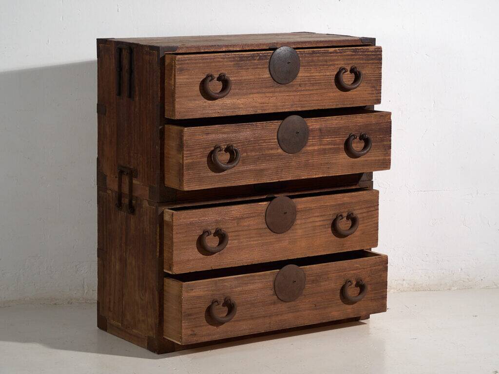 Antique Japanese Tansu Chest – Meiji / Taishō Period (c.1868-1926) #81