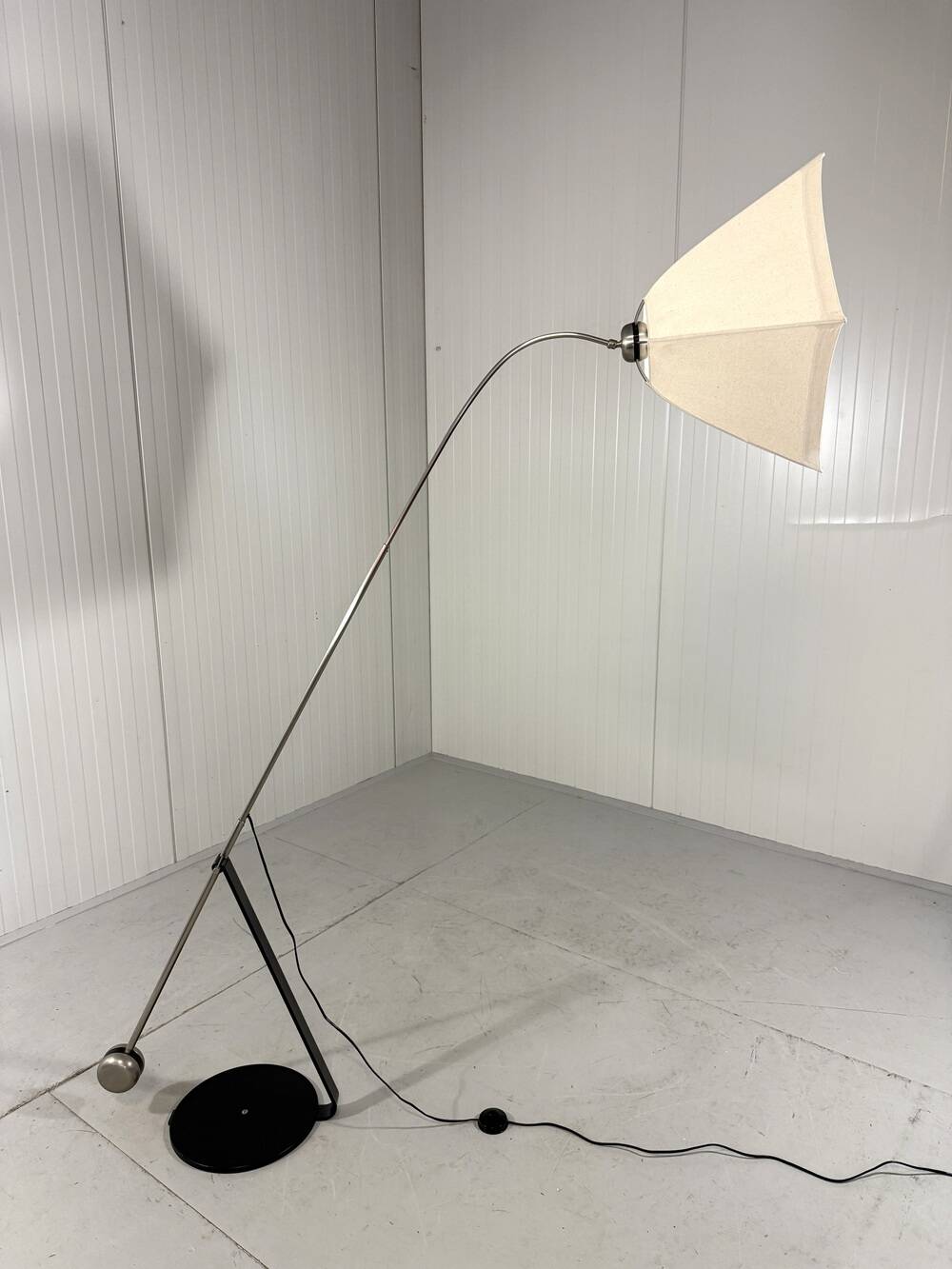 Counter balance floor lamp umbrella lamp shade 1970-80’s