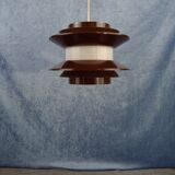Chocolate coloured pendant by Carl Thore for Granhaga Metallindustri. 1970's