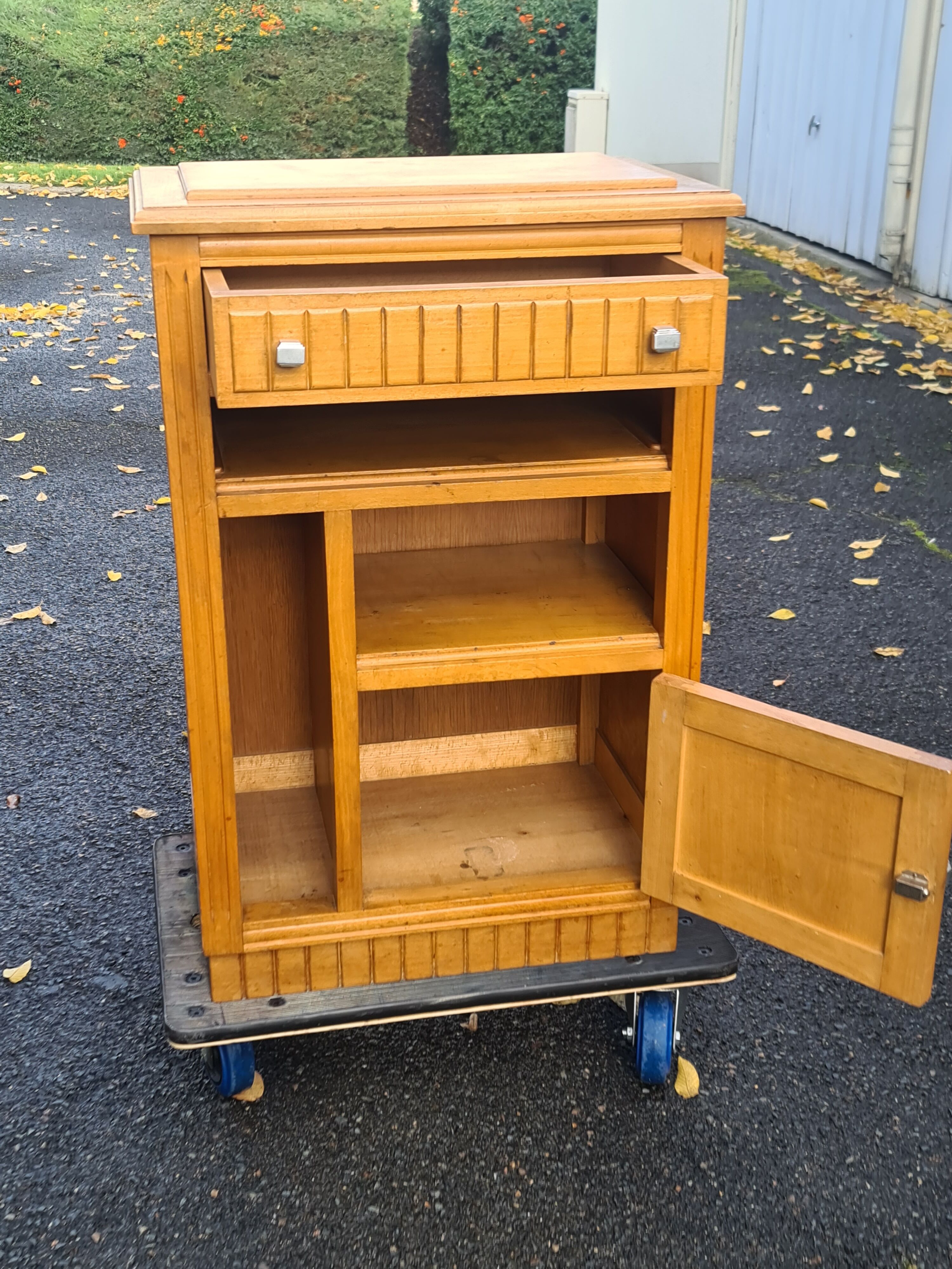 Art deco jam maker 1940-50 solid wood