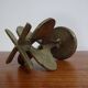 Brutalist Bronze Candleholder, 1960s