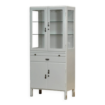 Wooden medical cabinet, circa 1950