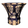 Johann Oertel, Carl Meltzer & Co. Langenau Haida, Art Deco cut double vase