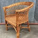 Child rattan chair from the 60s and 70s