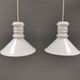 A pair of Sidse Werner pendant lamps, for Royal Copenhagen Denmark 1980s