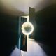 2 vintage 70s Space Age Oxar inspired wall lights